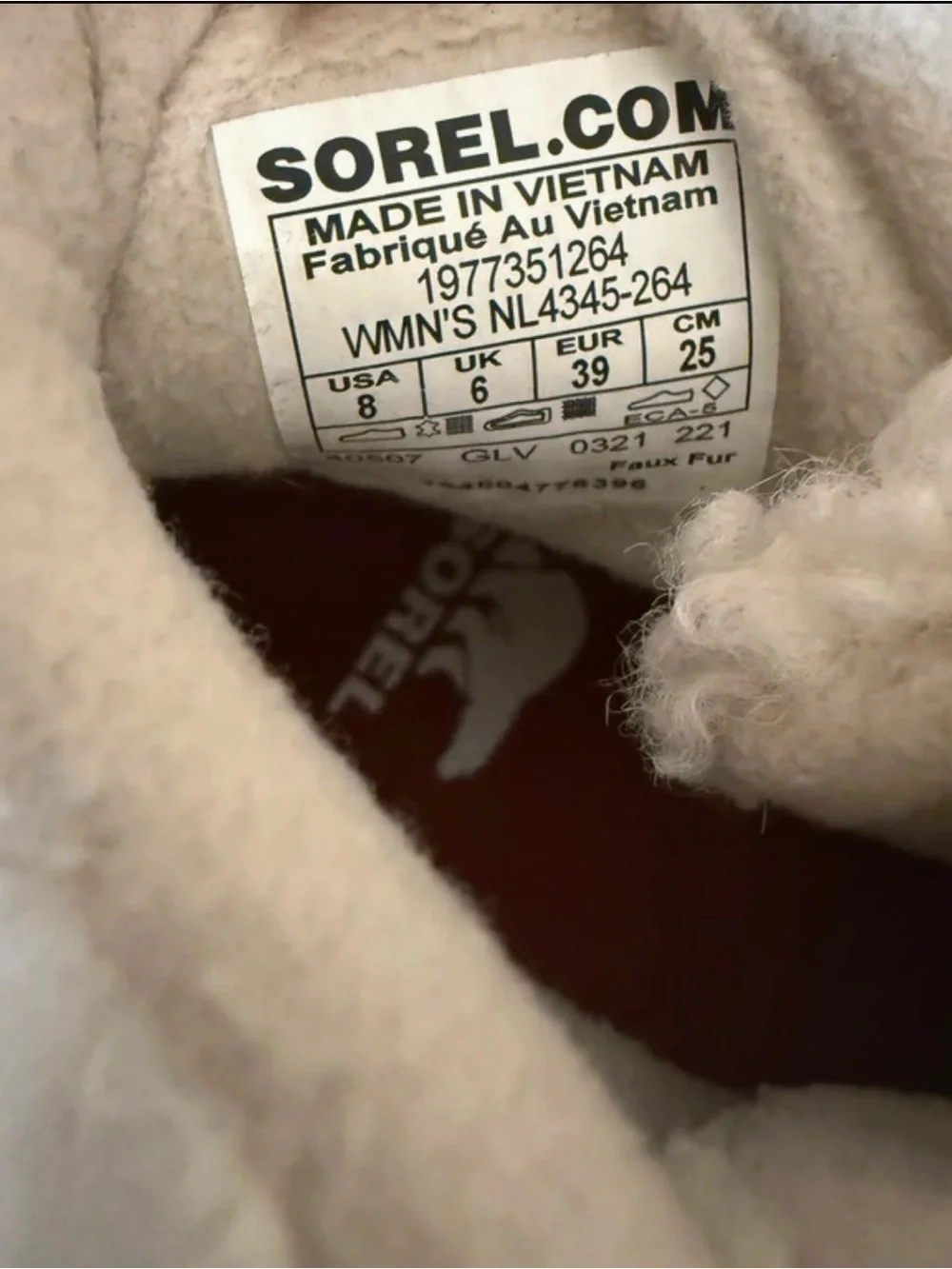 New Sorel Harlow Lace Cozy Boots in Omega Taupe size 8
